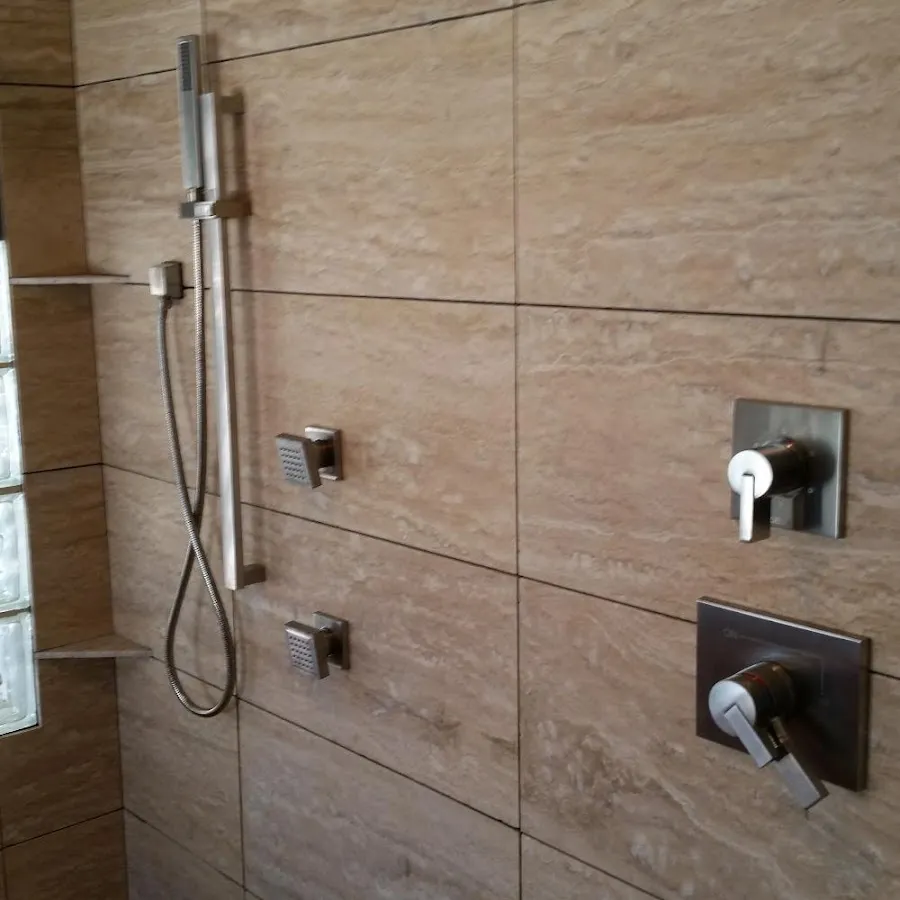 Shower fixture installation for Water Heater Replacement in Mims